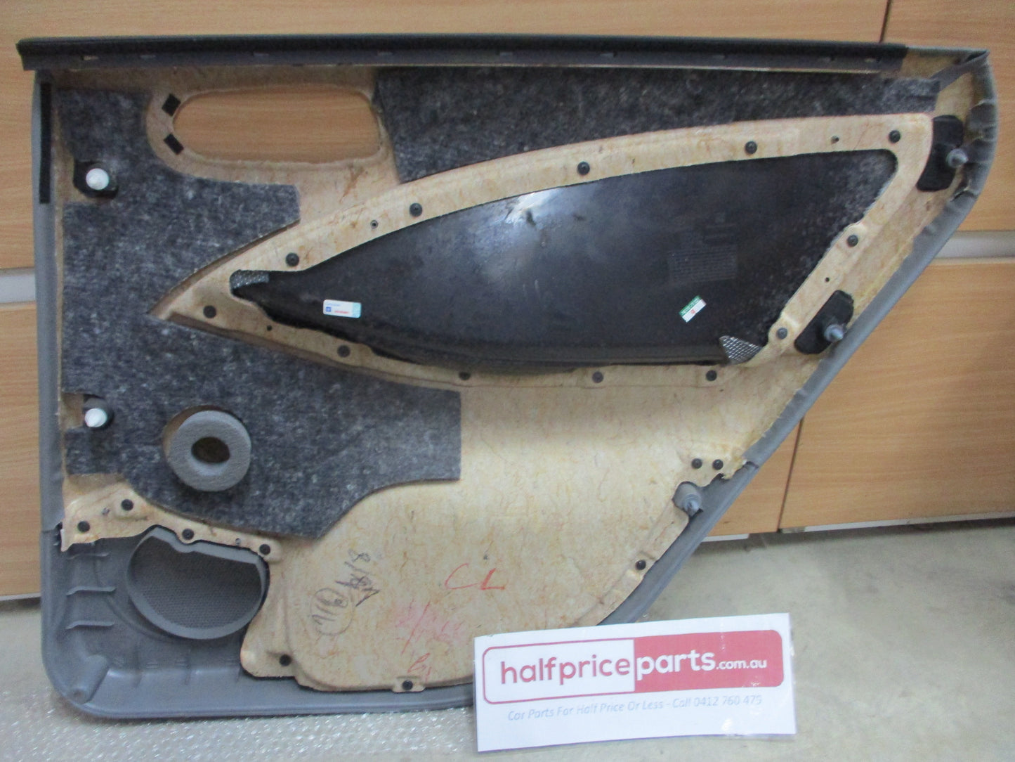 Holden Viva Genuine Left Hand Rear Door Card Trim (Passenger) New Part