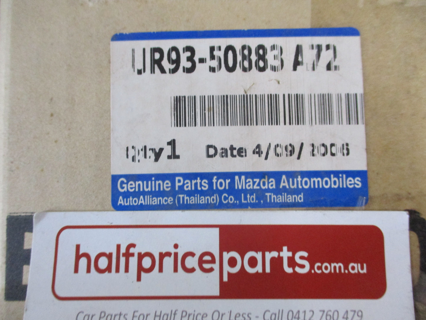 Mazda BT-50 Genuine Factory Left Hand Side Decal New Part