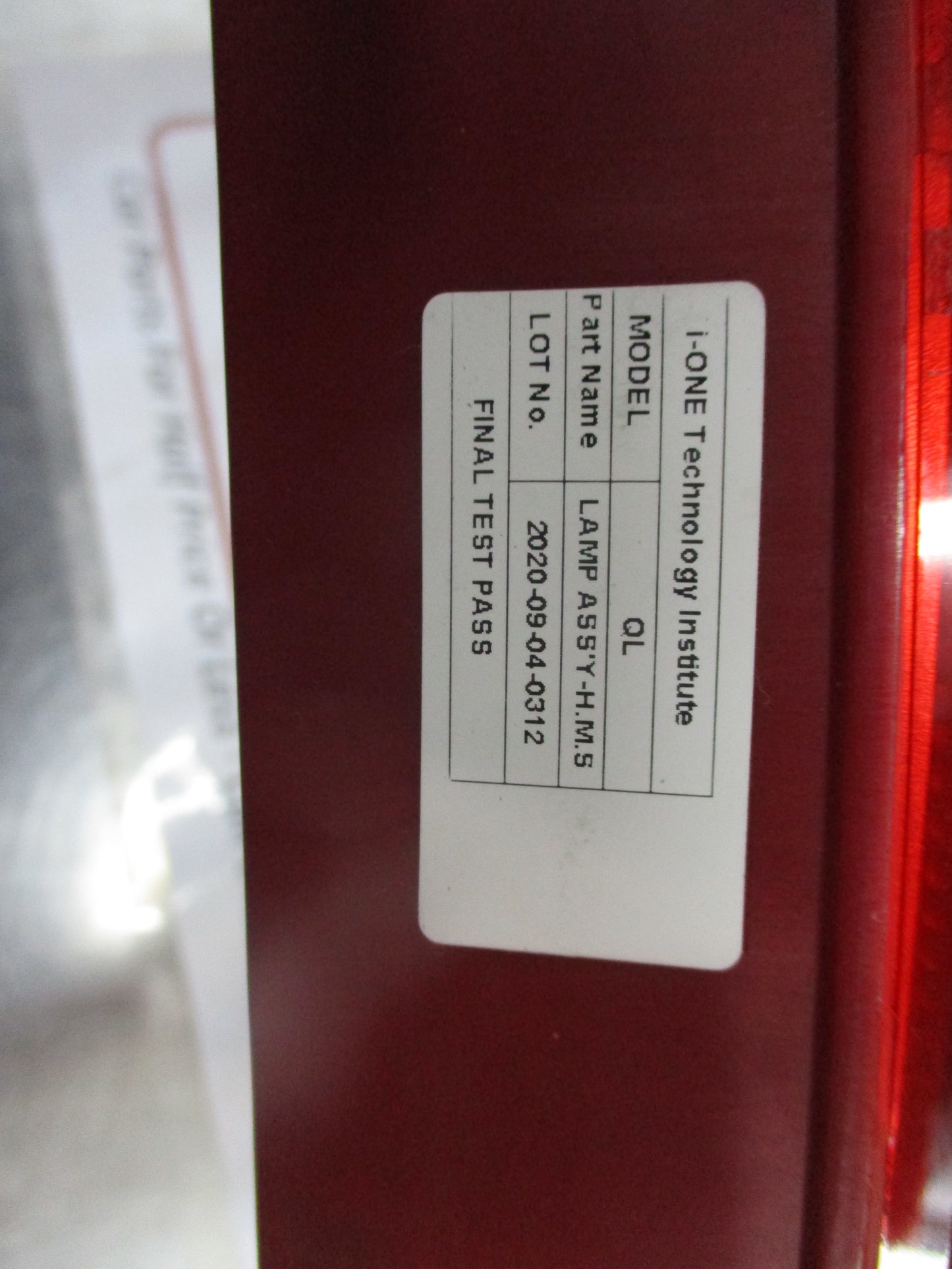 Kia Sportage Genuine Hight Mount Rear Brake Light Assembly New Part