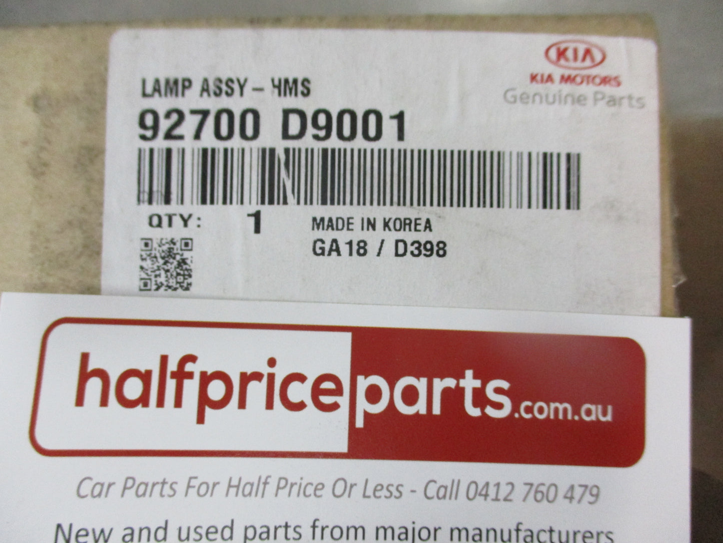 Kia Sportage Genuine Hight Mount Rear Brake Light Assembly New Part