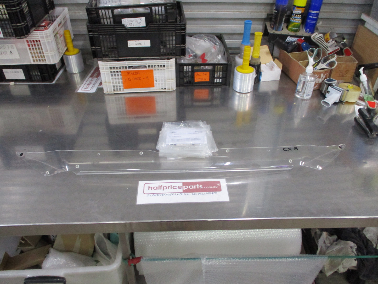 Mazda CX-8 Genuine Clear Bonnet Protector Kit New Part