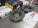 RDA Rear Disc Brake Rotors (Pair) Slotted-Dimpled Suits Proton Persona/Gen2/Satria Neo New Part