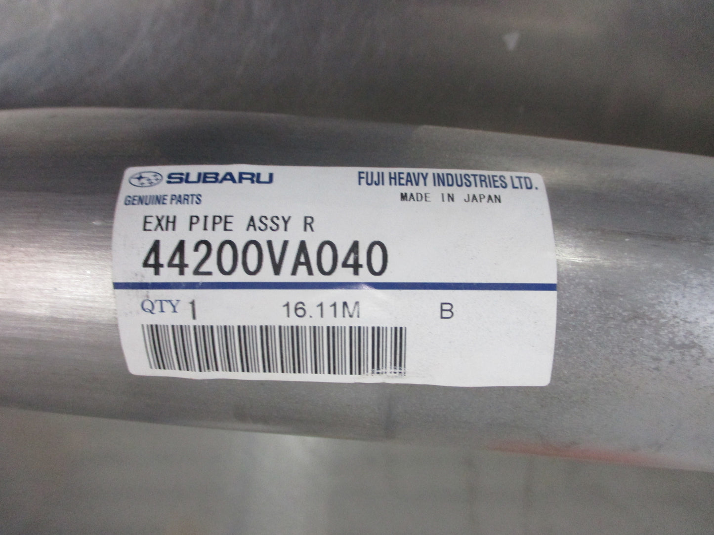 Subaru Impreza WRX Genuine Center  Exhaust Pipe Muffler New Part