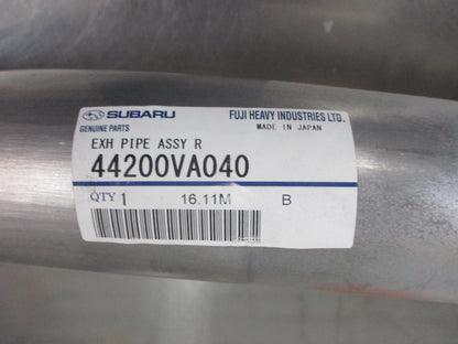 Subaru Impreza WRX Genuine Center  Exhaust Pipe Muffler New Part