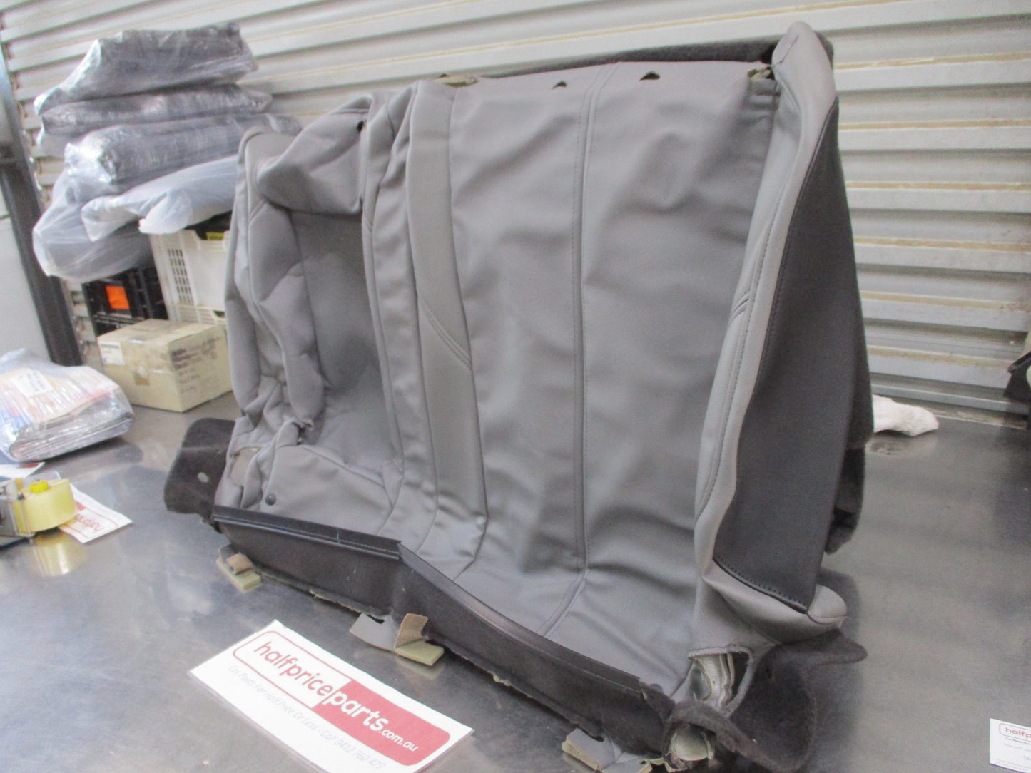 Holden RG Colorado 7 Genuine Leather Left Hand Rear Seat Back Trim (Grey) New Part