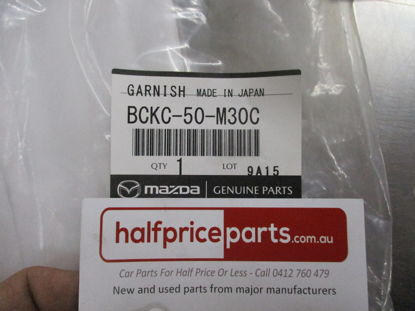 Mazda 3 Hatchback Genuine Right Hand Rear Door Garnish New Part