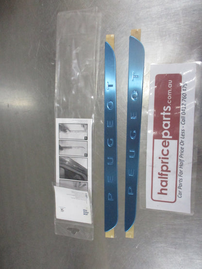 Peugeot 208/2008/308 Genuine Front Stainless Steel Scuff Plates (Pair) New Part