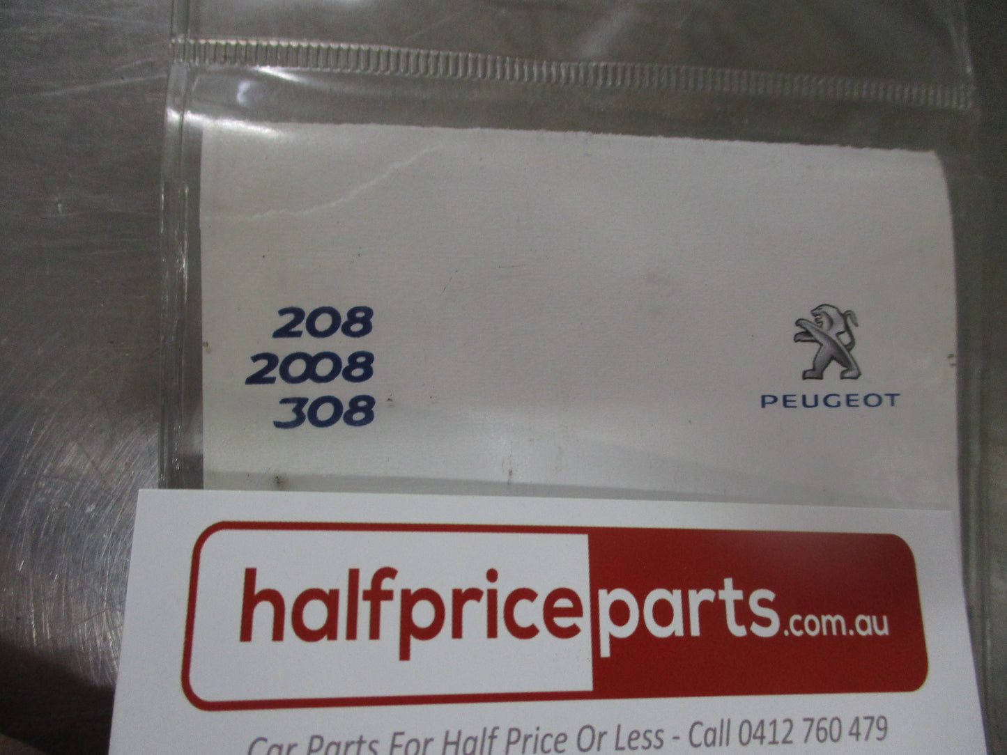 Peugeot 208/2008/308 Genuine Front Stainless Steel Scuff Plates (Pair) New Part