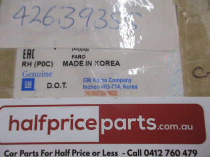 Holden Captiva CG Genuine Right Hand Front Head Light Assembly New Part