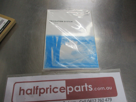 Mazda Genuine Navigation System Owners Manual New Part