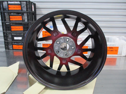 Modulo Honda Civic 17x7 Genuine Redline Set Of 4 Wheels W/Center Caps New