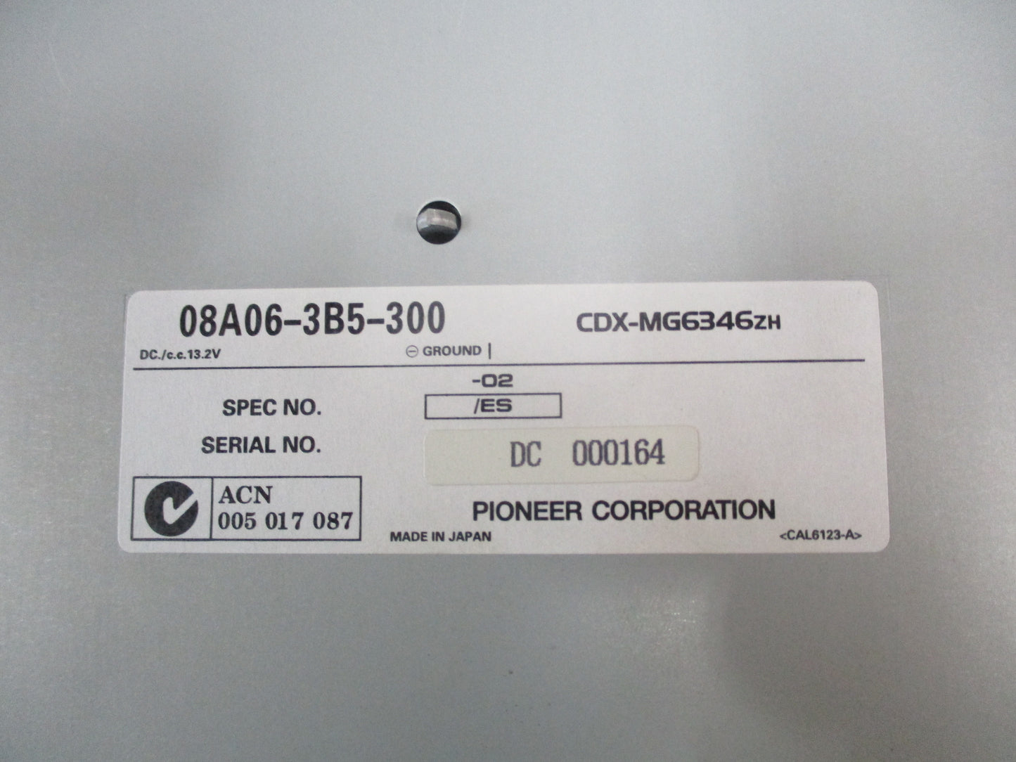 Honda Genuine 6 Stack In Dash CD Changer Unit New Part