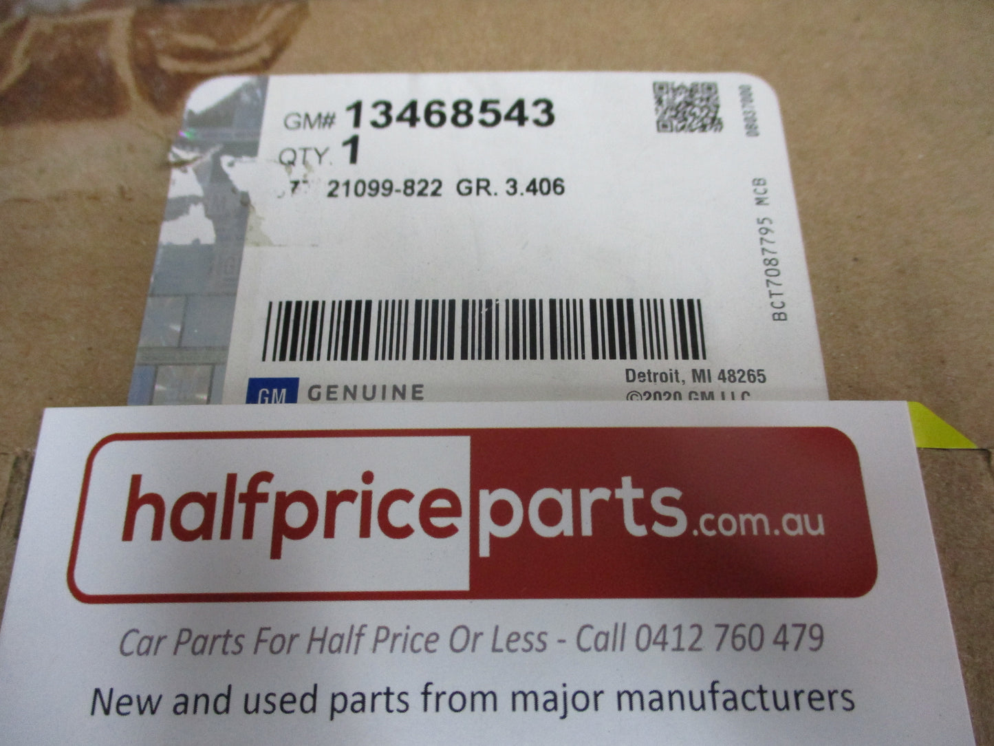 Holden Cruze Genuine Lower Air Cleaner Filter Box New Part