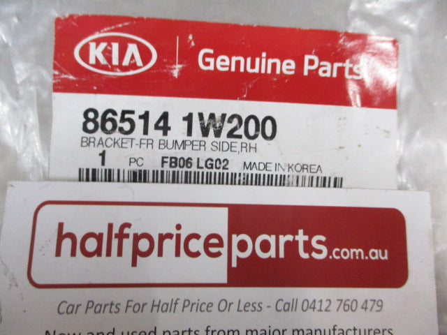 Kia Rio Genuine Front Right Hand Bumper Side Bracket New Part