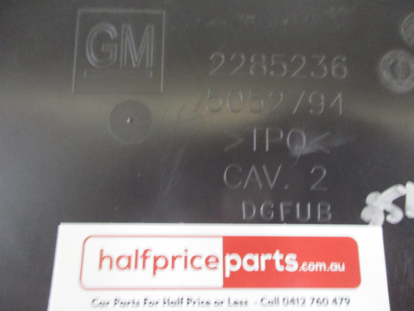 Holden Malibu Genuine Front Seat Back With Map Pocket Left Or Right (Black) New Part