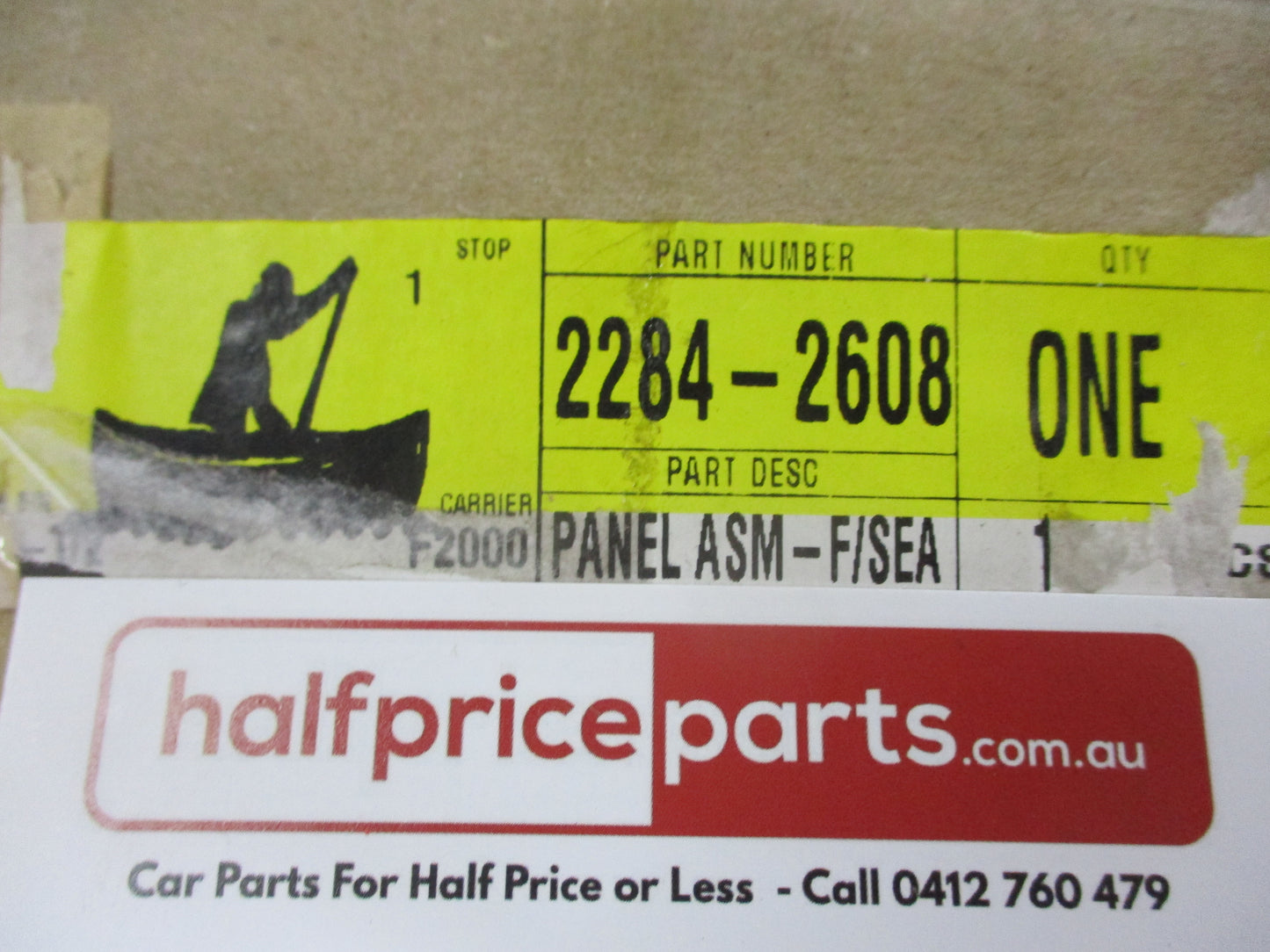 Holden Malibu Genuine Front Seat Back With Map Pocket Left Or Right (Black) New Part