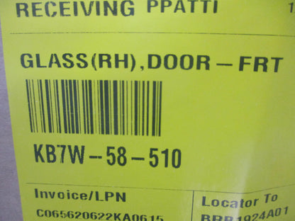 Mazda CX-5 Genuine Right Hand Front Door Glass (Drivers) New Part