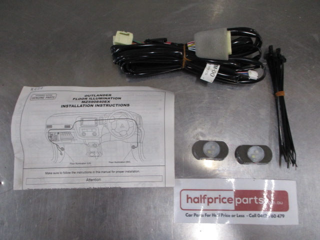Mitsubishi Outlander ZK Genuine Floor Illumination Light And Wiring Kit 2 Lights New Part