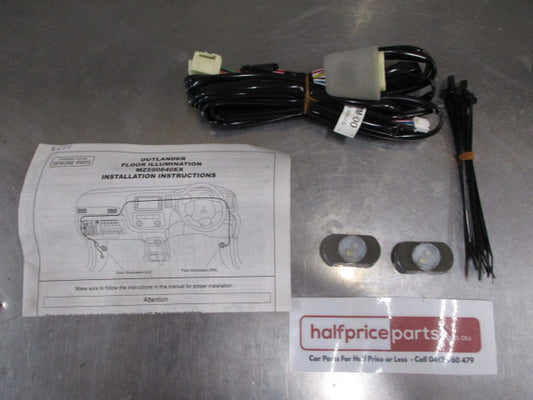 Mitsubishi Outlander ZK Genuine Floor Illumination Light And Wiring Kit 2 Lights New Part