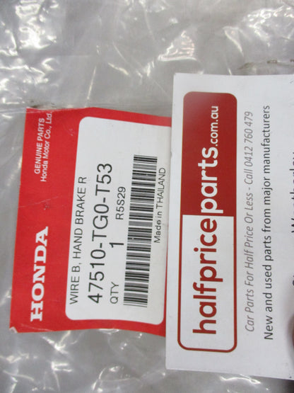 Honda Jazz Genuine Right Hand Hand Brake Cable New Part