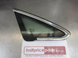 Holden Astra J Genuine Right Hand Front Quator Glass With Chrome New Part