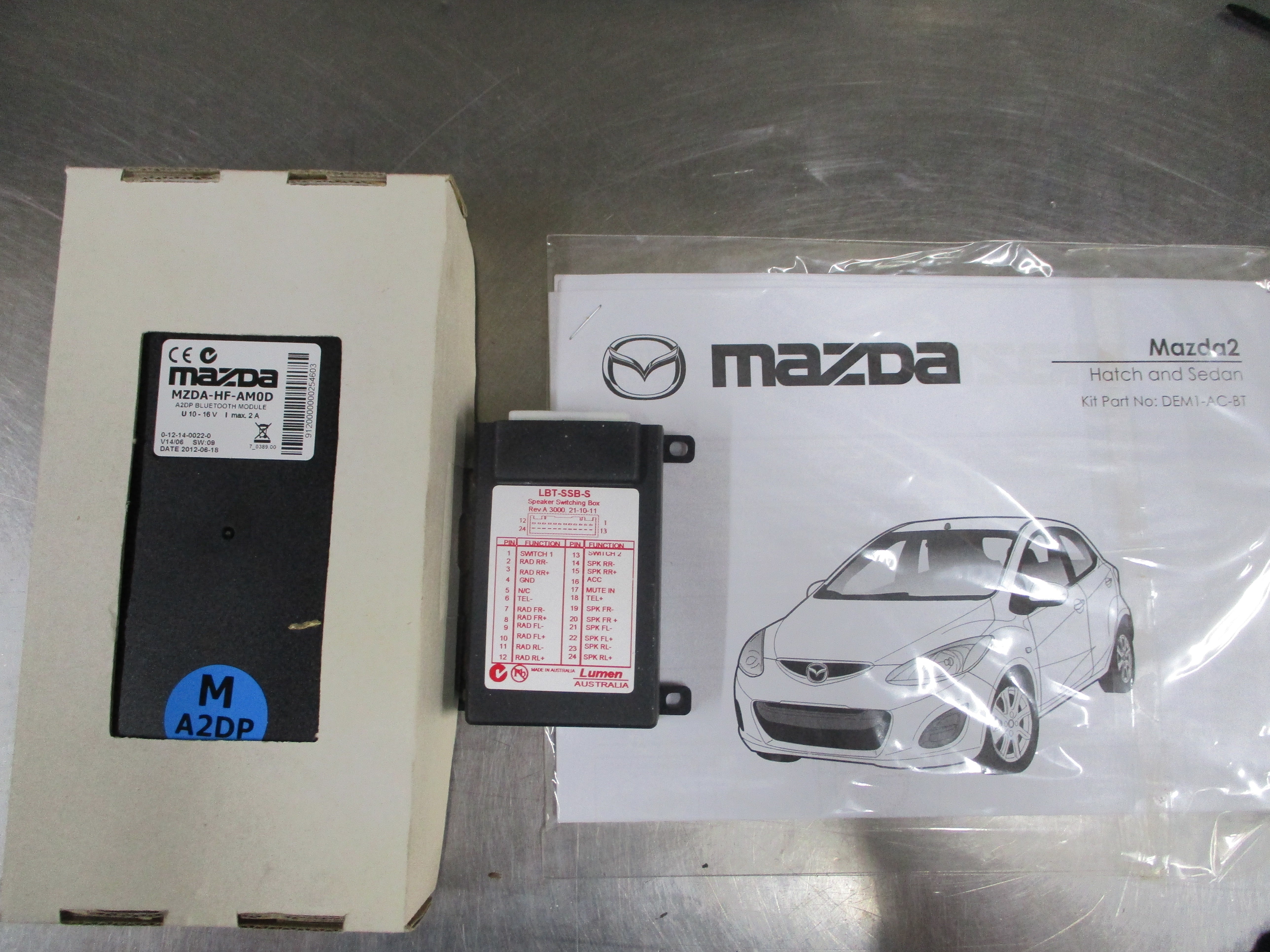 Mazda 2 Genuine Bluetooth Kit With Instructions New Part – Half