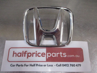 Honda FD Civic 4 Dr Genuine Rear Boot Lid Emblem Chrome New Part