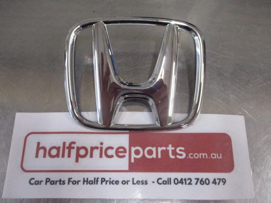 Honda FD Civic 4 Dr Genuine Rear Boot Lid Emblem Chrome New Part