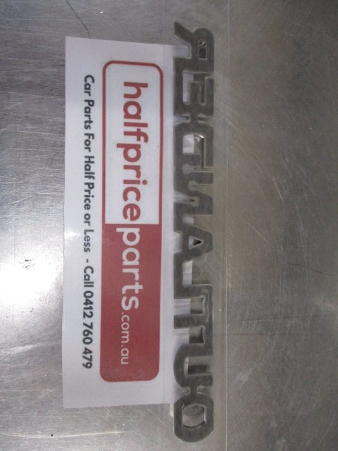 Mitsubishi Outlander Genuine Rear Chrome Tail Gate Emblem New Part