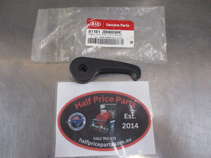 Kia Cerato/Sorento/EV6/Niro/Optima/Picanto/Rondo/Seltos/Sorento/Soul/Sportage/Stinger Genuine Bonnet Latch Release Handle (Black) New Part