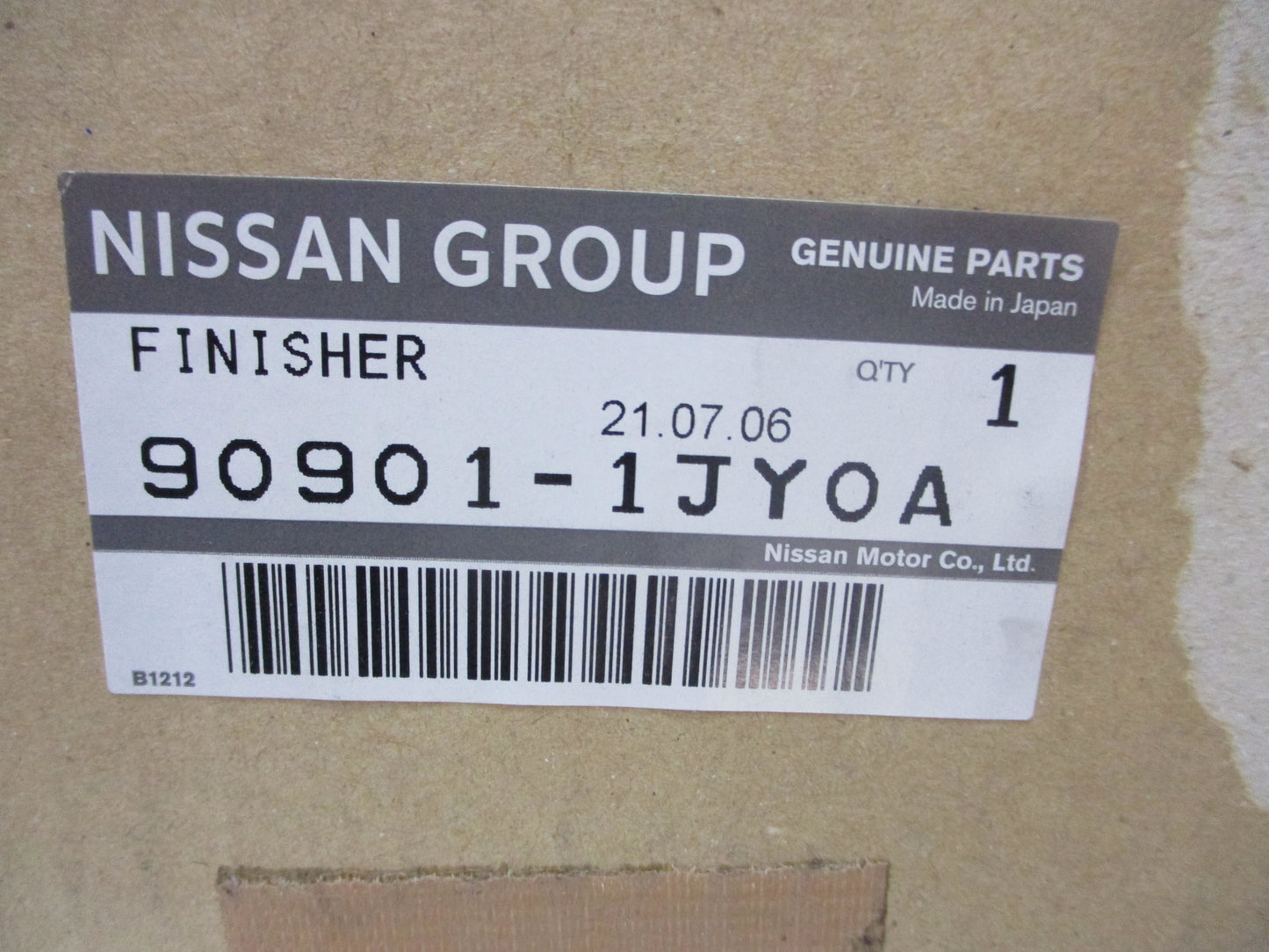 Nissan Tiida Genuine Rear Tail Gate Inner Trim Lower Panel New Part