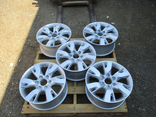 Nissan Patrol Y62 Genuine Set Of 5 Alloy Wheels No C/Caps New Part