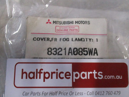 Mitsubishi Triton Genuine Left Hand Front Fog Light Cover (White) New Part