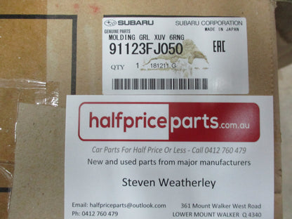 Subaru Impreza/XV Genuine Chrome Front Grille Moulding New Part
