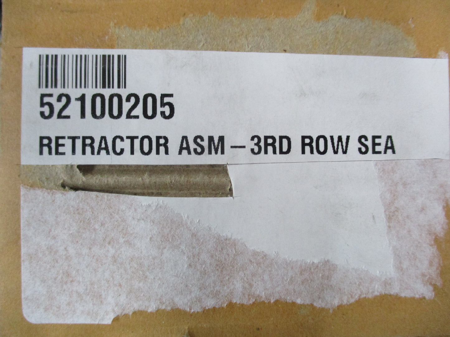 Holden Trailblazer Genuine 3 Row Left Rear Seat Belt Assy New