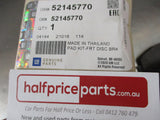 Holden RG Colorado Genuine Front Disc Brake Pad Set New Part