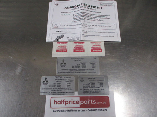 Mitsubishi MQ Triton Genuine Tow Bar Field Fix Kit New Part