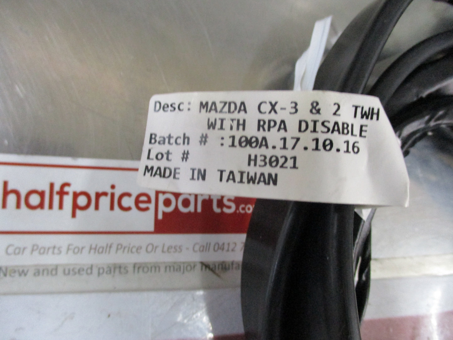 Mazda CX-3 Genuine Tow Bar Wiring Harness (Incomplete Replacement) Kit New Part