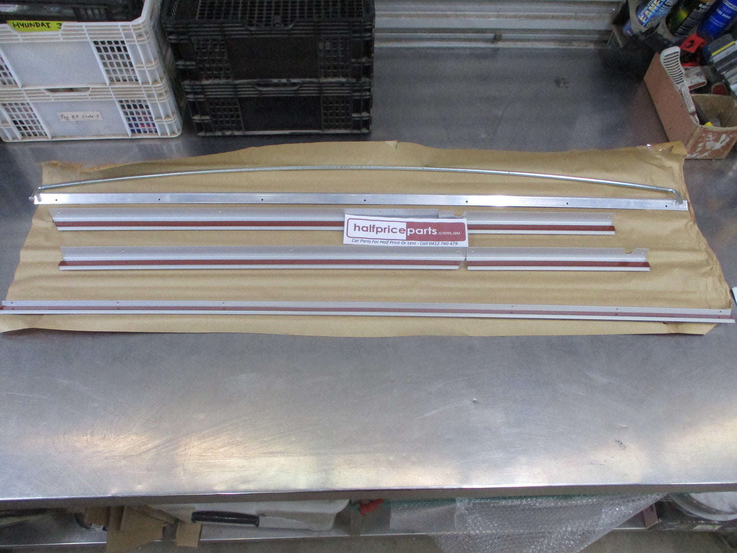 Nissan Navara D40 Thai Genuine Soft Tonneau Cover Kit Suits Sports Bar New Part