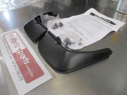 Mazda 3 BN Hatch Genuine Rear Mudflap Set New Part