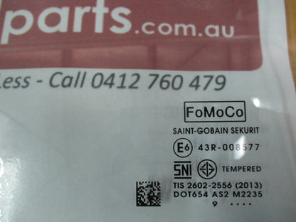 Mazda BT-50 UR Genuine Front Left Door Glass Assembly New Part