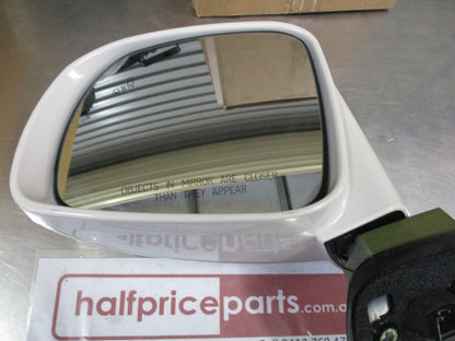 Holden Captiva Genuine Left Hand Outer Side Mirror (Pearl White) VGC Used Part