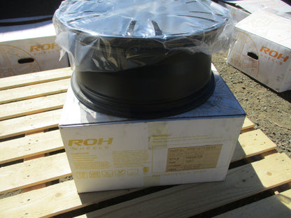 ROH Predator 16x7 Mat Black Alloy Wheel With No Center Caps And No Wheel Nuts New Part
