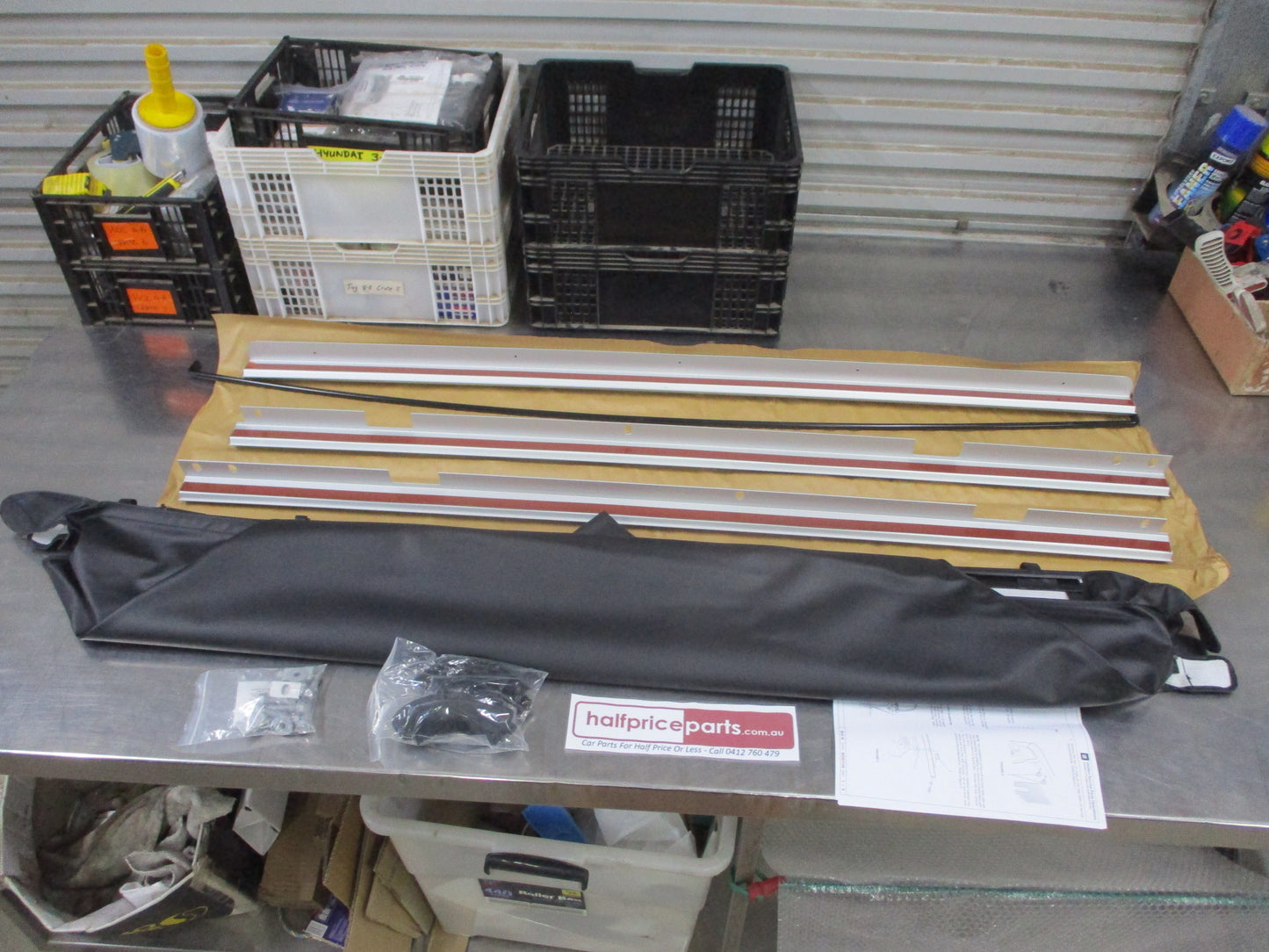 Holden RG Colorado Dual Cab Genuine Soft Tonneau Kit (No Sports Bar) New Part