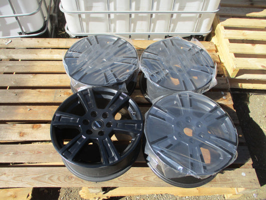 ROH Predator 16x7 Mat Black Alloy Wheel Set Of 4 With Centre Caps & Wheel Nuts New Part