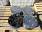 ROH Predator 16x7 Mat Black Alloy Wheel Set Of 4 With Centre Caps & Wheel Nuts New Part