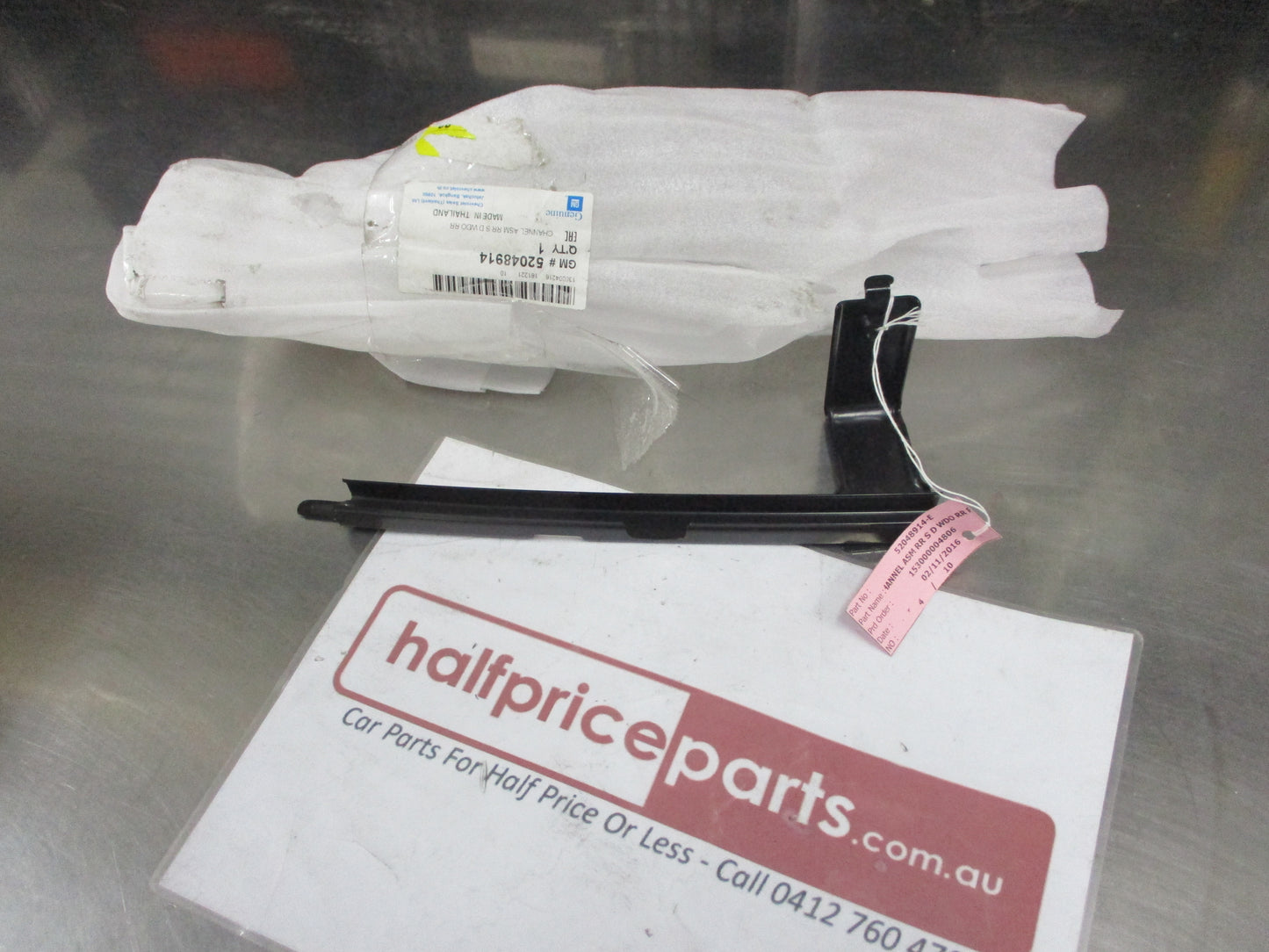 Holden RG Colorado Genuine Channel ASM Rear S/D Window Rear New Part