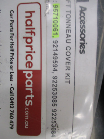 Holden RC Colorado/RA Rodeo Dual Cab Genuine Soft Tonneau Cover Kit New Part