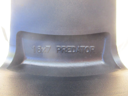 ROH Predator 16x7 Mat Black Alloy Wheel Set Of 4 With Centre Caps & Wheel Nuts New Part