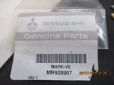 Mitsubishi Genuine Chrome V6 Emblem New Part